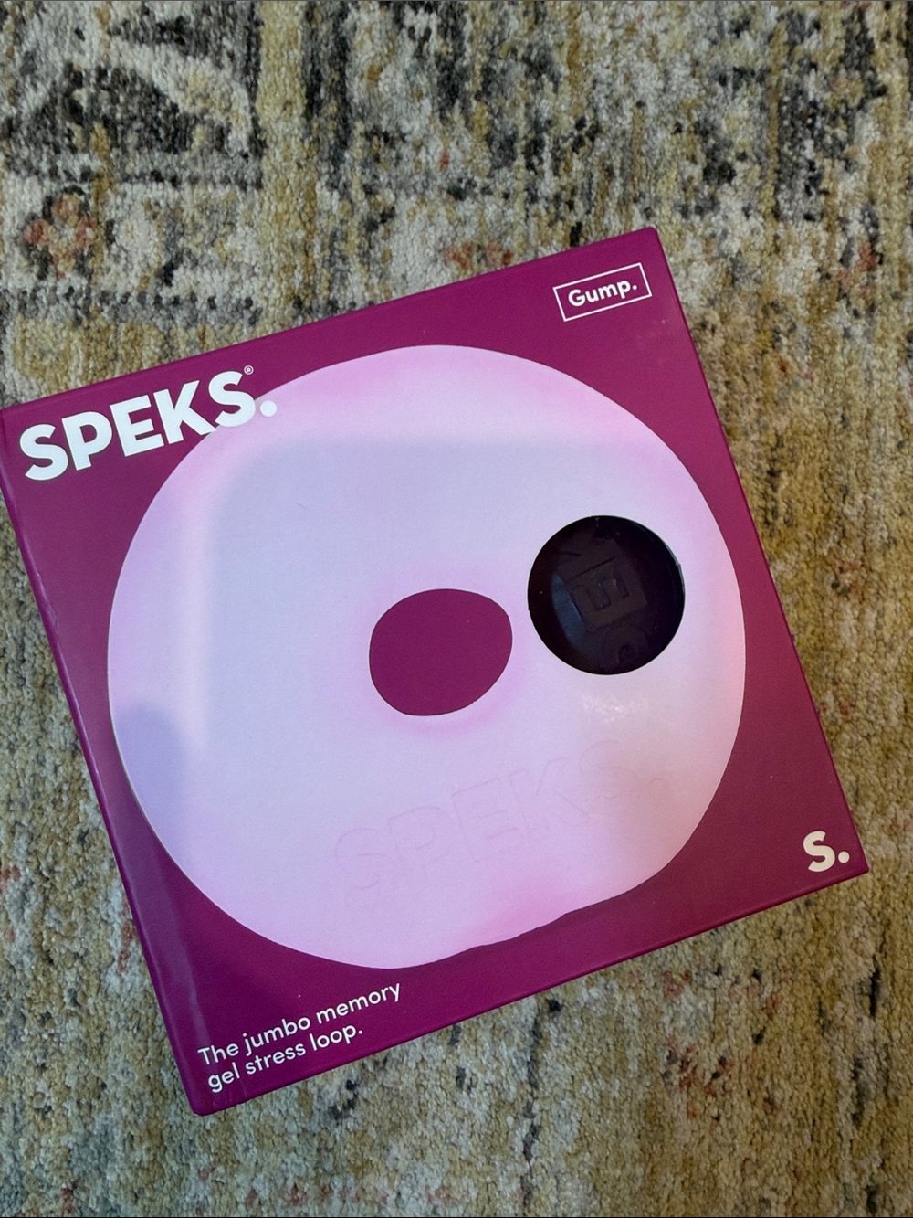 SPEKS Jumbo Memory Gel Stress Loop - Pink/Purple
